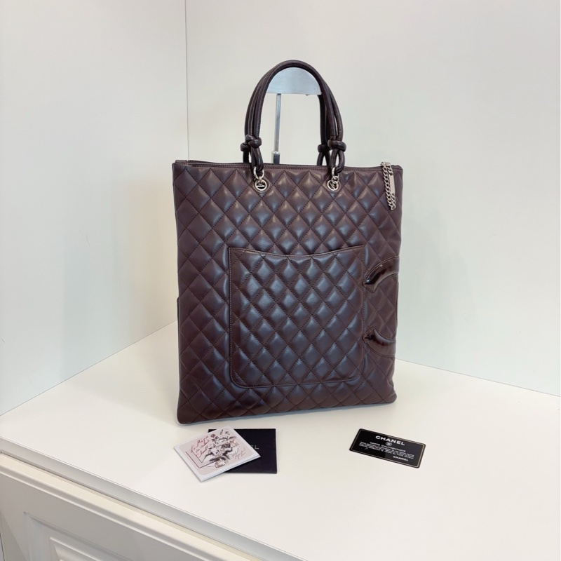 【98新🆕】Chanel 深巧克力🍫康鵬琴譜手提包-1