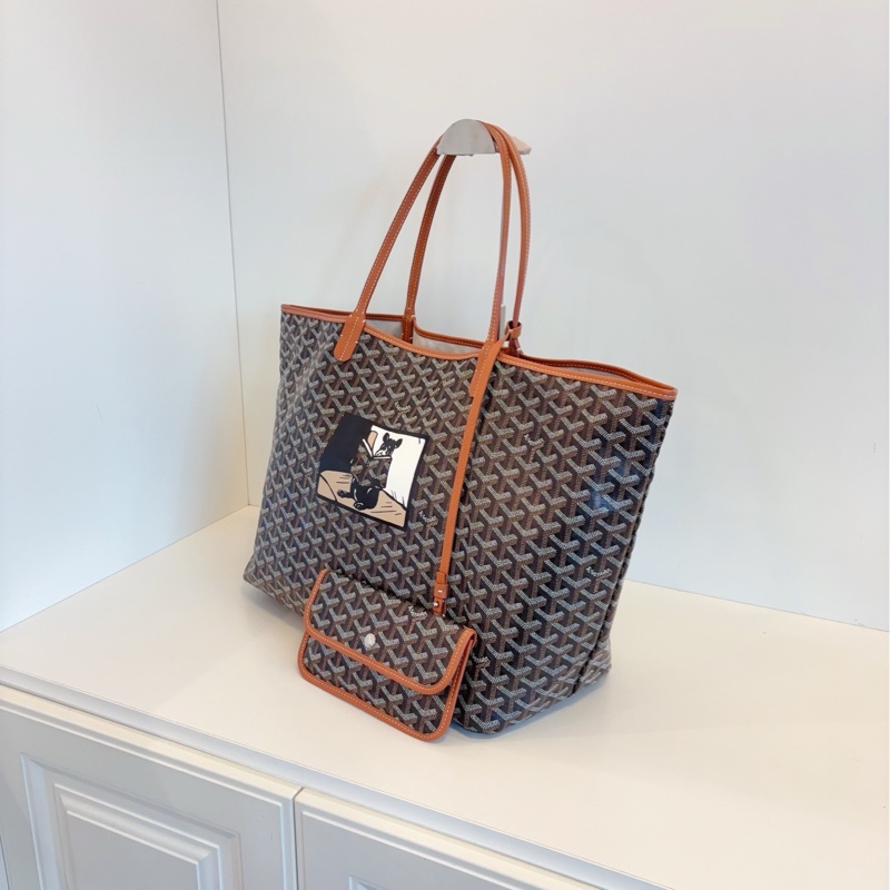 【98新🆕】Goyard SaintLouis老花子母購物袋大號 單肩包-3