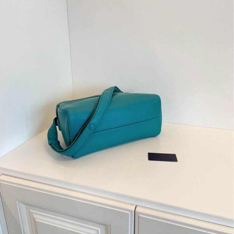 【未使用閒置🆕】Prada Signaux 新款泡芙單肩斜挎包 湖水綠色系很養眼-5