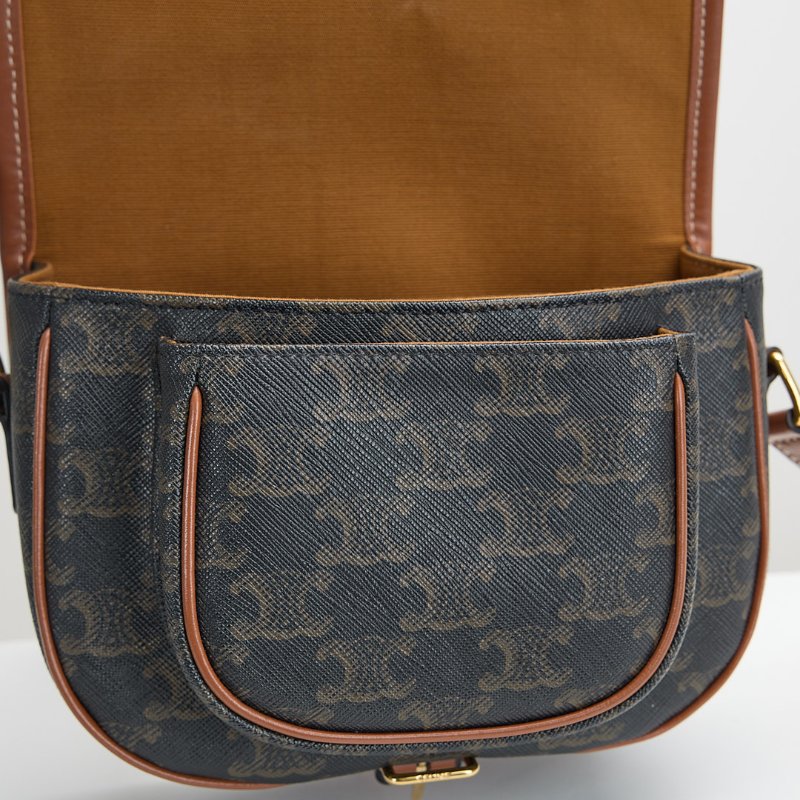 二手Celine Folco 馬鞍包-16