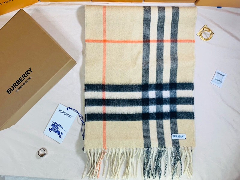 ‼️全台最甜 全新盒裝2024 超級保暖 新款Burberry 巴寶莉雙面色經典格紋羊毛圍巾-6