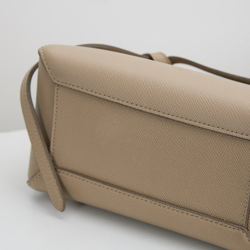 二手Celine nano belt鯰魚包/奶茶色-11