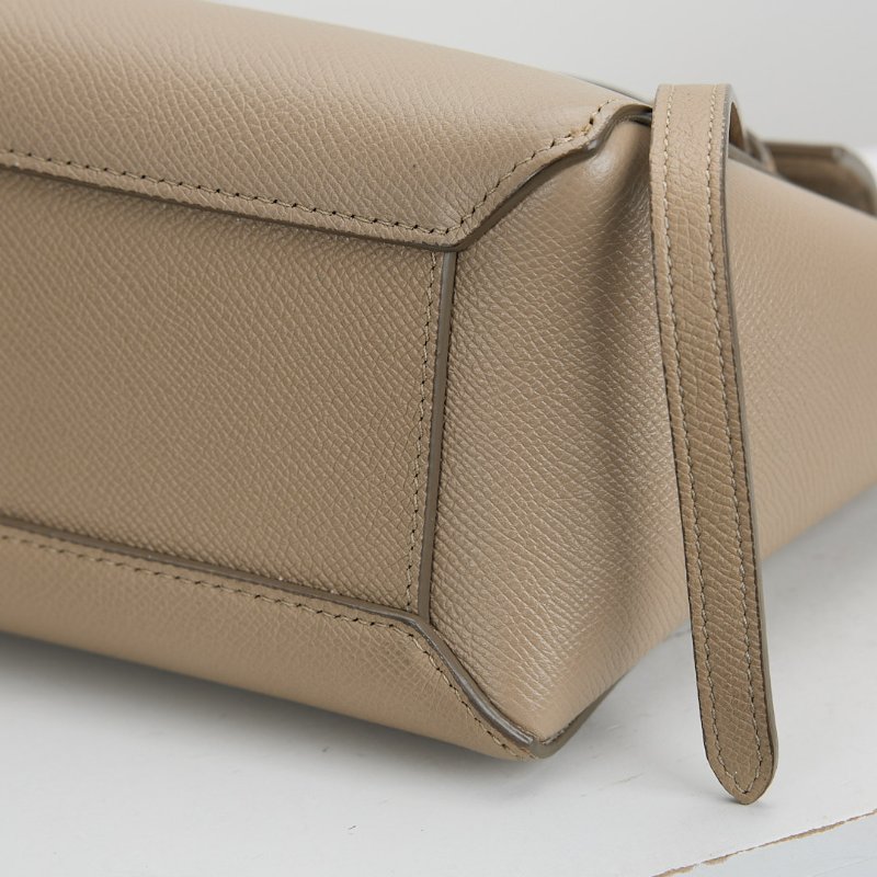 二手Celine nano belt鯰魚包/奶茶色-12