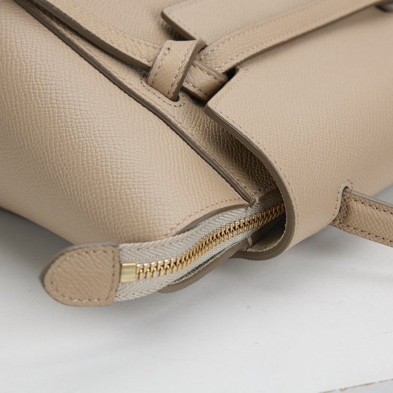 二手Celine nano belt鯰魚包/奶茶色-14