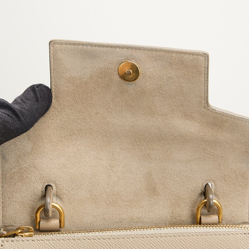 二手Celine nano belt鯰魚包/奶茶色-15