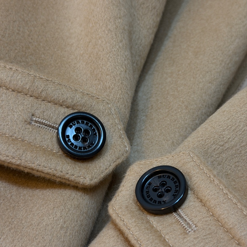 BURBERRY英國蜜色羊絨混紡大衣UK10-5