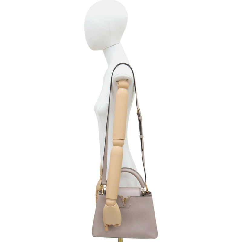 卡其色牛皮 Capucines BB 兩用包 M94634【LOUIS VUITTON LV 路易威登】 M94634-8