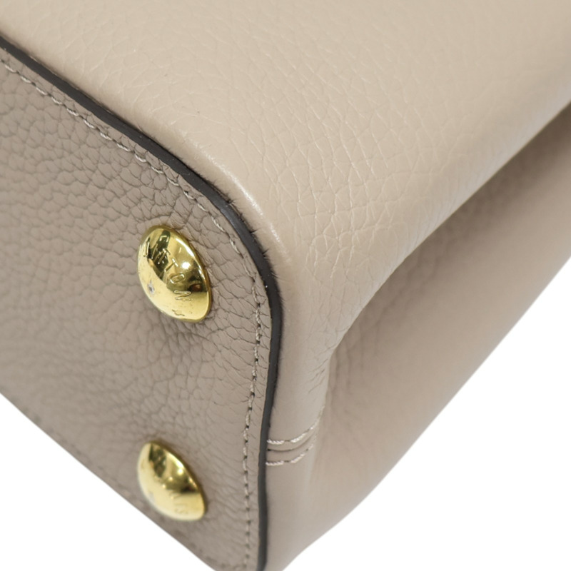 卡其色牛皮 Capucines BB 兩用包 M94634【LOUIS VUITTON LV 路易威登】 M94634-9