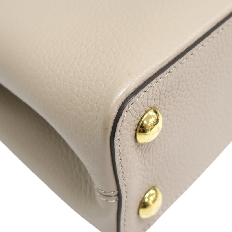 卡其色牛皮 Capucines BB 兩用包 M94634【LOUIS VUITTON LV 路易威登】 M94634-10