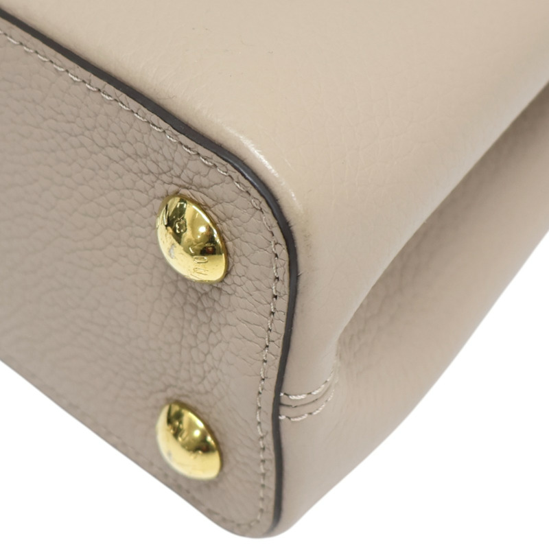 卡其色牛皮 Capucines BB 兩用包 M94634【LOUIS VUITTON LV 路易威登】 M94634-11