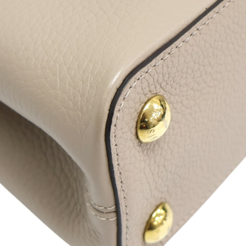 卡其色牛皮 Capucines BB 兩用包 M94634【LOUIS VUITTON LV 路易威登】 M94634-12