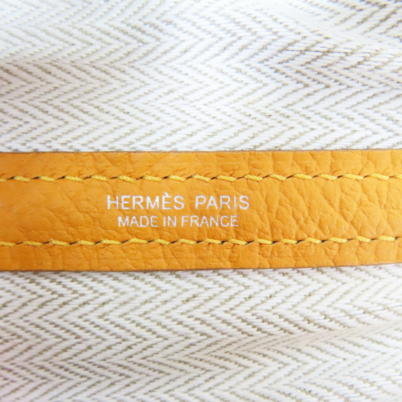 芥末黃 Negonda牛皮 Garden party 36 手提包 X刻【HERMES 愛馬仕】-6