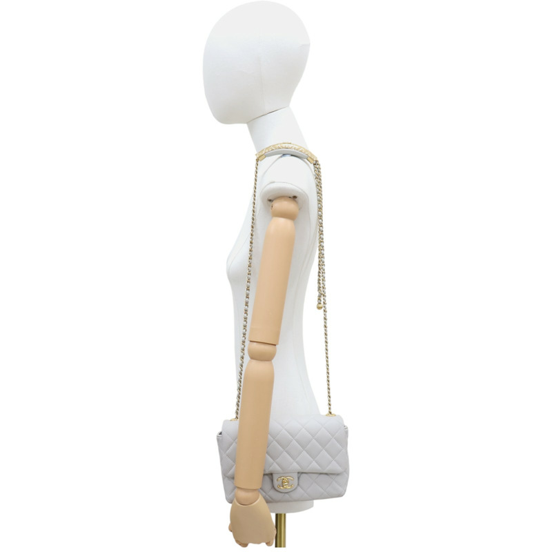 灰色羊皮 COCO 20 肩背包【CHANEL 香奈兒】-8