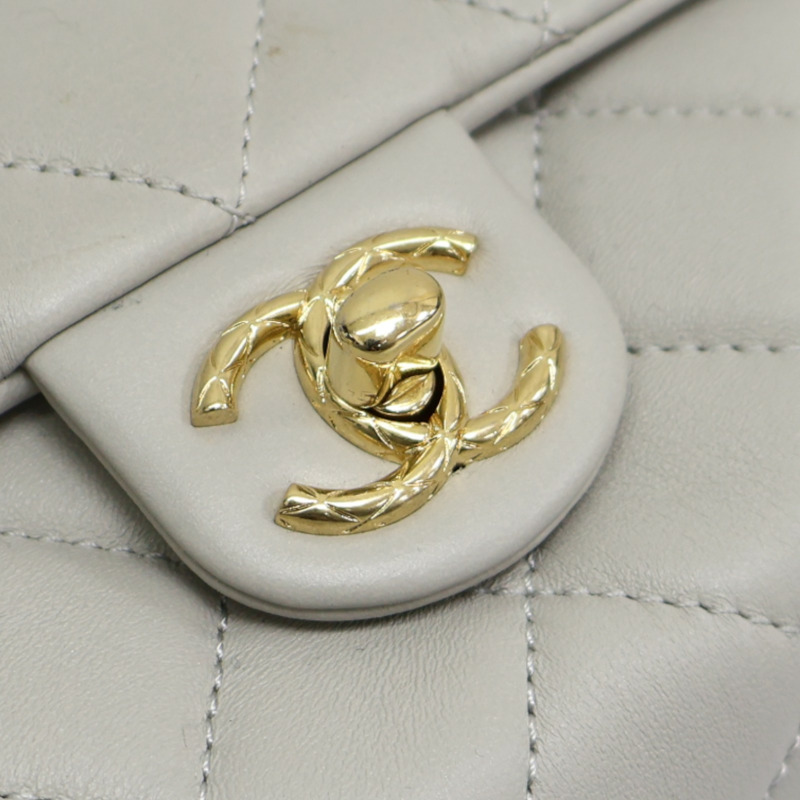 灰色羊皮 COCO 20 肩背包【CHANEL 香奈兒】-13