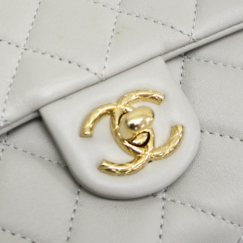 灰色羊皮 COCO 20 肩背包【CHANEL 香奈兒】-16