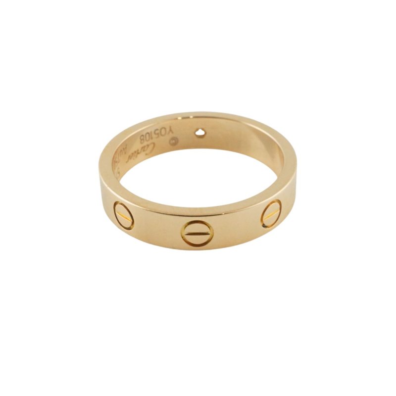 Cartier 卡地亞 LOVE玫瑰金鑲鑽戒指 鑽戒-5