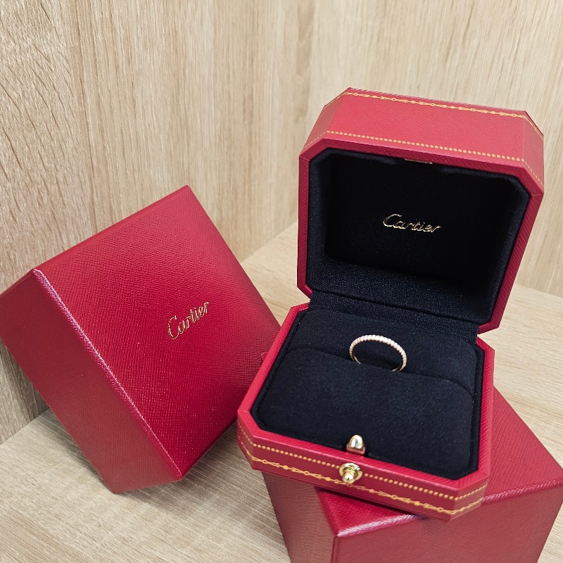 [線戒美品❣️] Cartier750玫瑰金Etincelle de Cartier鑽圈線戒-7