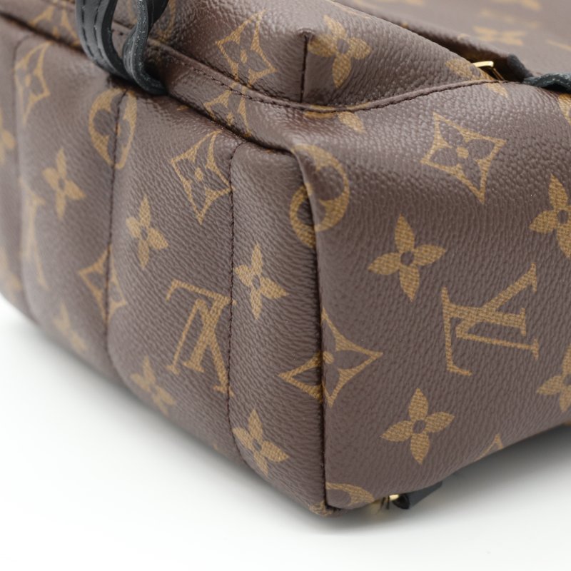 Louis Vuitton 路易威登 Palm Springs Mini 老花 帆布 牛皮 後背包 雙肩包-14