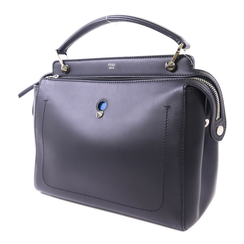 FENDI 牛皮皮革Dotcom 2 Way Shoulder Bag銀扣手挽肩背兩用袋-2