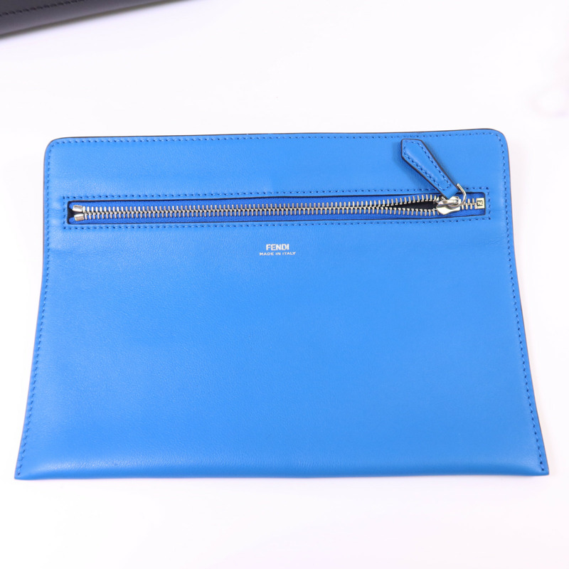 FENDI 牛皮皮革Dotcom 2 Way Shoulder Bag銀扣手挽肩背兩用袋-10