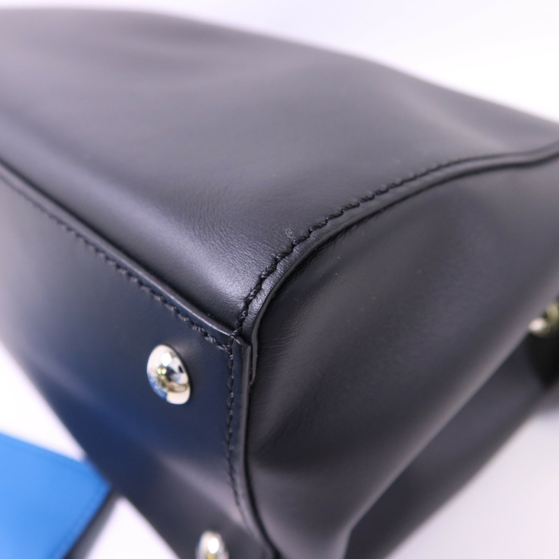 FENDI 牛皮皮革Dotcom 2 Way Shoulder Bag銀扣手挽肩背兩用袋-17