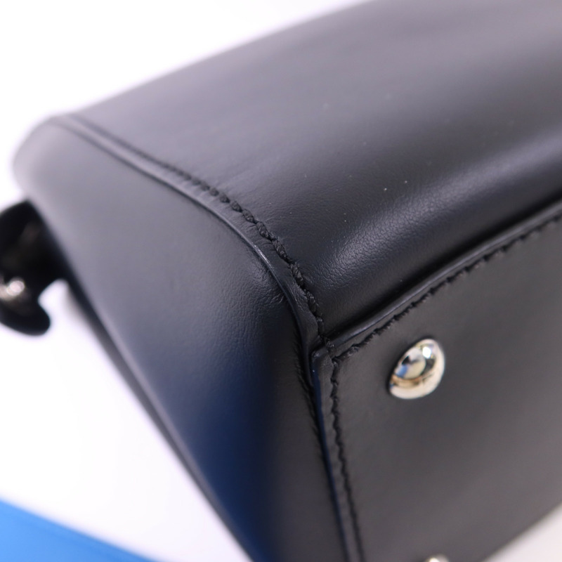 FENDI 牛皮皮革Dotcom 2 Way Shoulder Bag銀扣手挽肩背兩用袋-18