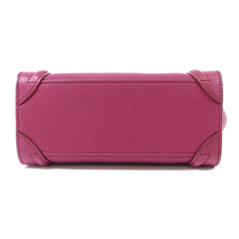 CELINE 牛皮皮革Nano Luggage金扣手挽肩背兩用袋-3