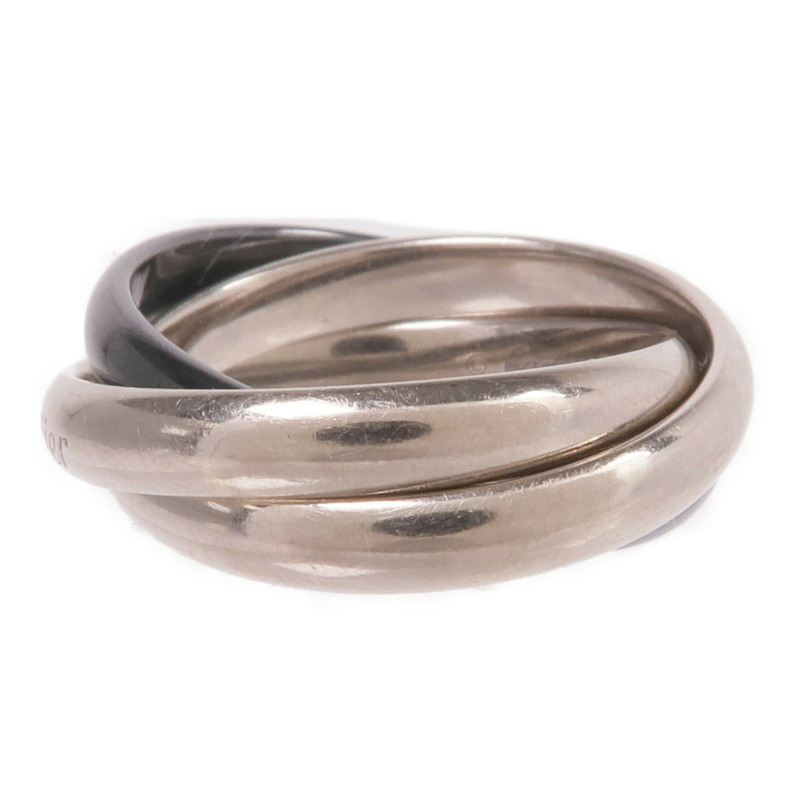 CARTIER 18K白金Trinity Ring戒指Cartier#53/US#6.5-1