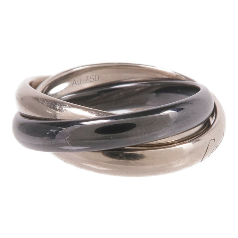 CARTIER 18K白金Trinity Ring戒指Cartier#53/US#6.5-2