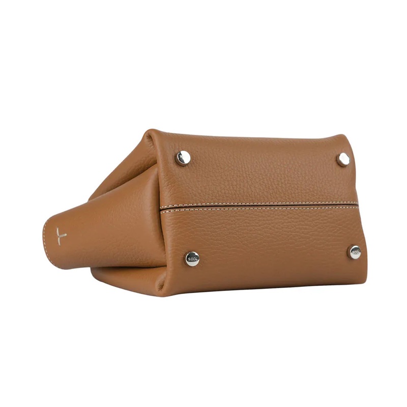 Apa 小牛皮三層手提/斜背二用包(Micro)(棕色)-3