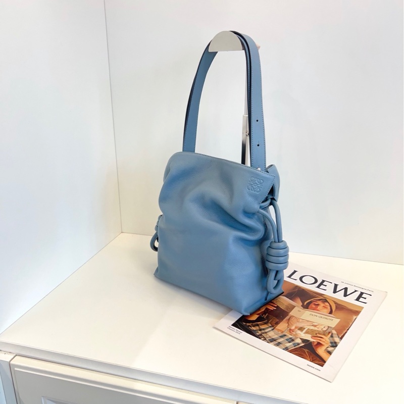 【98新🆕】Loewe Flamenco Knot抽繩福袋包 中號 單肩包-1