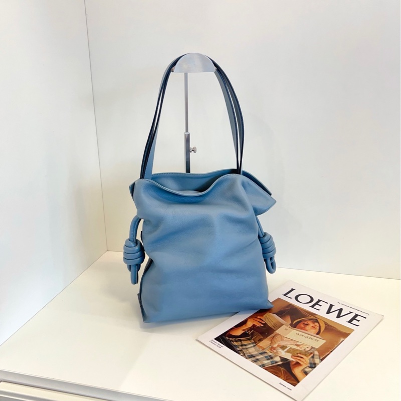 【98新🆕】Loewe Flamenco Knot抽繩福袋包 中號 單肩包-2