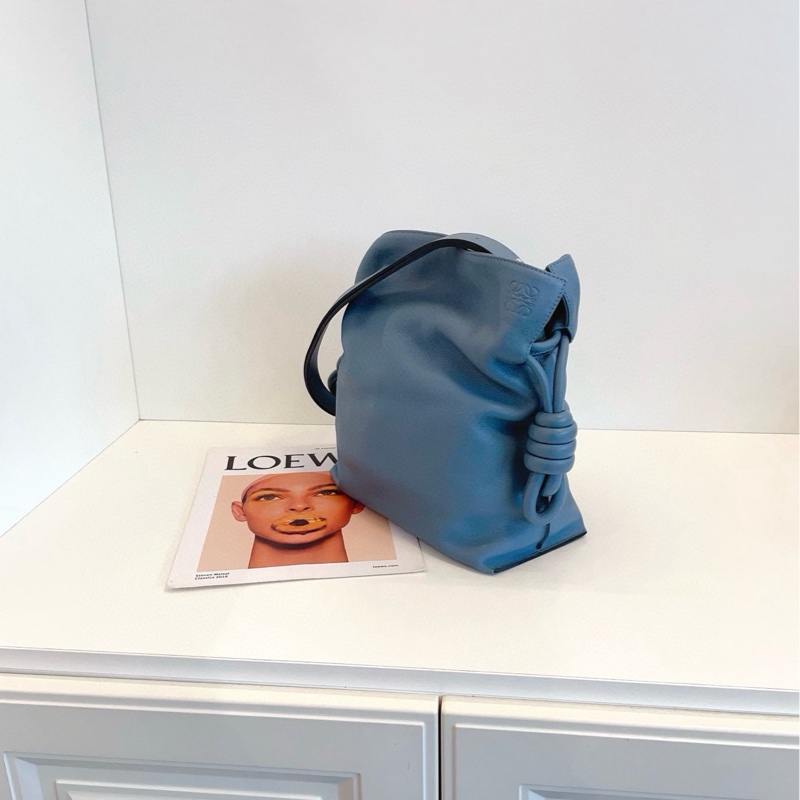【98新🆕】Loewe Flamenco Knot抽繩福袋包 中號 單肩包-6