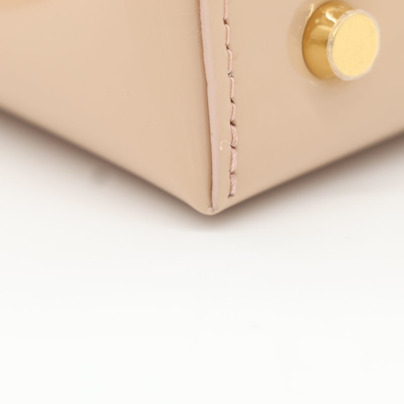 Celine 思琳 Teen Nino 粉色  漆皮 牛皮 肩背包 斜背包-11