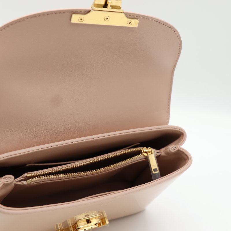 Celine 思琳 Teen Nino 粉色  漆皮 牛皮 肩背包 斜背包-13