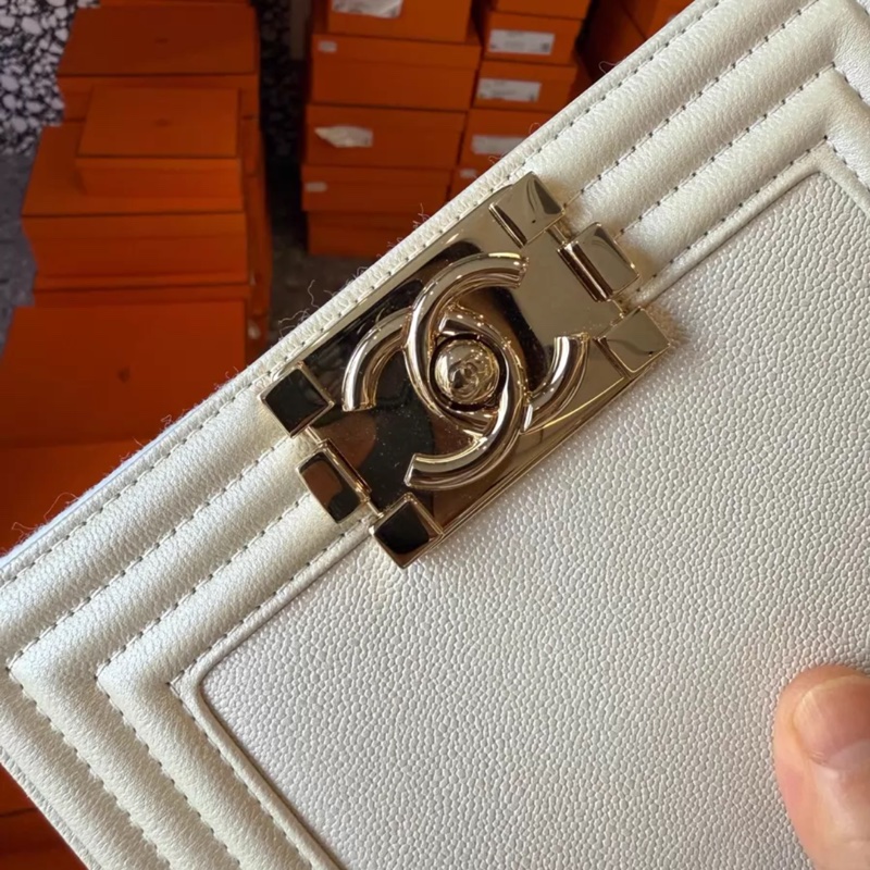 Chanel 方款boy 芯片款-3