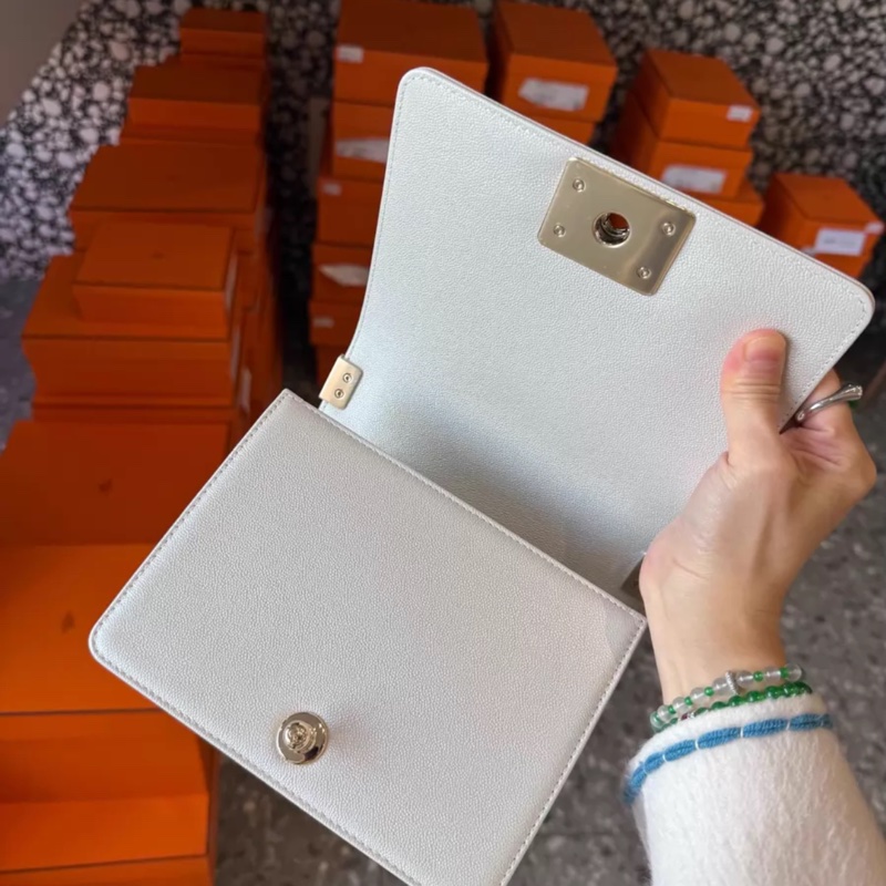 Chanel 方款boy 芯片款-4