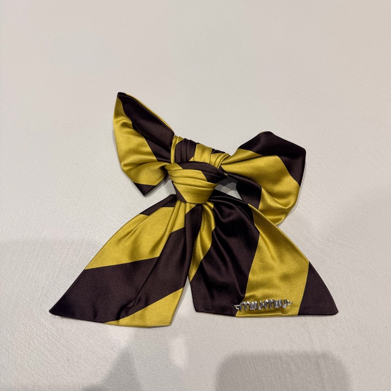 miu miu 蝴蝶結髮夾-0