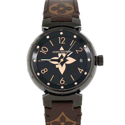 路易威登 Tambour 12P QA048 不鏽鋼石英錶