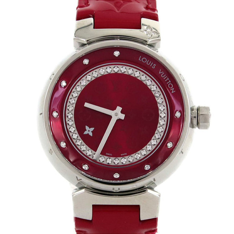 路易威登 Tambour 10 件套 Circle D 四耳 Q13M9 不鏽鋼石英錶
