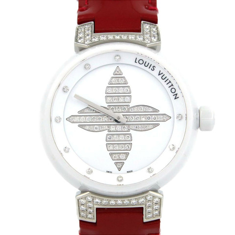 路易威登 Tambour Forever 10 件組 Lug D Q13M4 陶瓷石英錶
