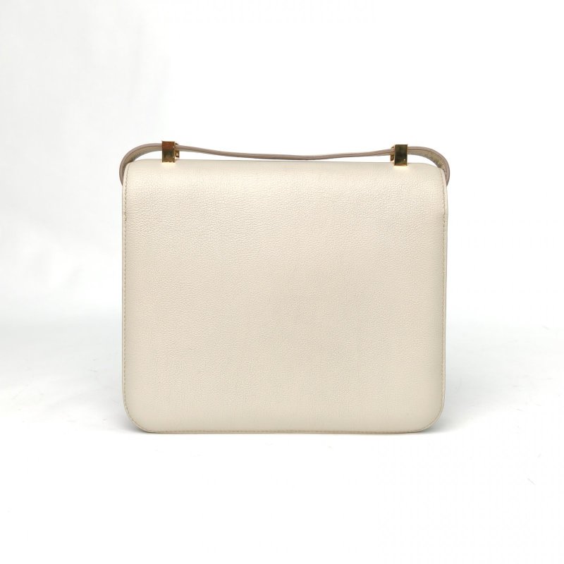 HERMES Constance康康2480珍珠灰EC皮D刻金扣肩背包-2