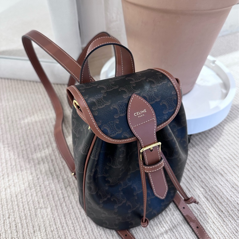 【全🆕】Celine 小牛皮 Folco Mini 迷你小背包 Backpack-0