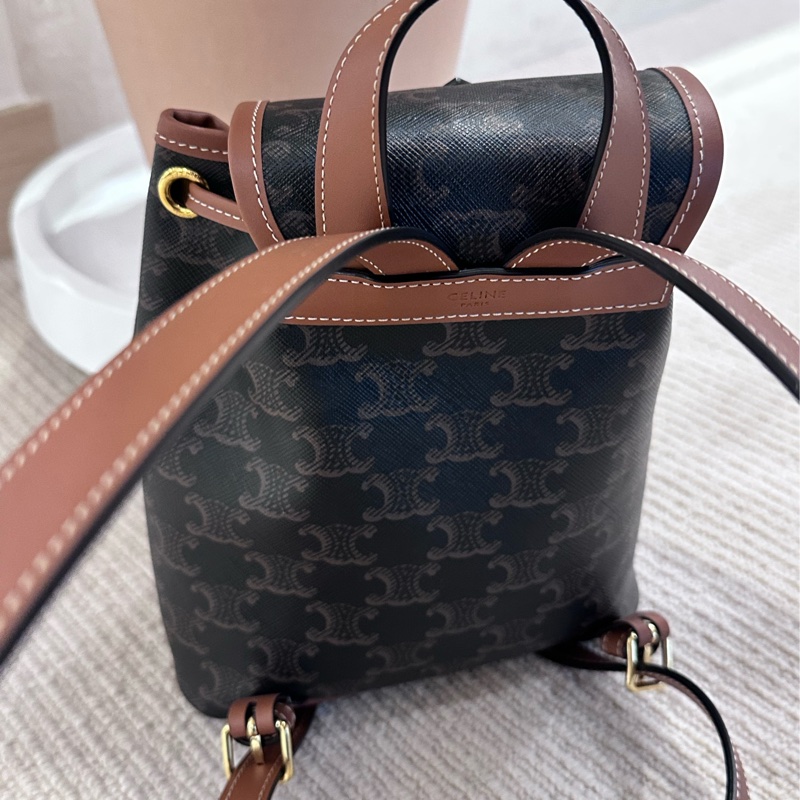 【全🆕】Celine 小牛皮 Folco Mini 迷你小背包 Backpack-3