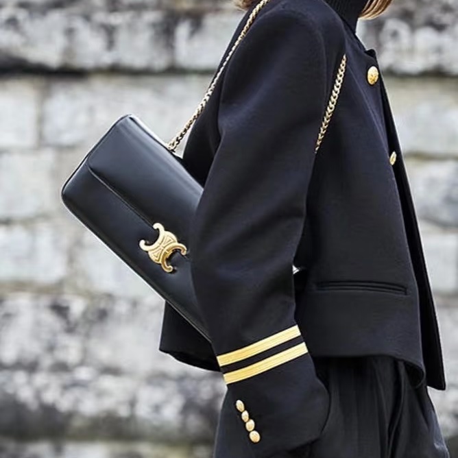 ❤️ CELINE多位明星同款  經典黑金短外套-2