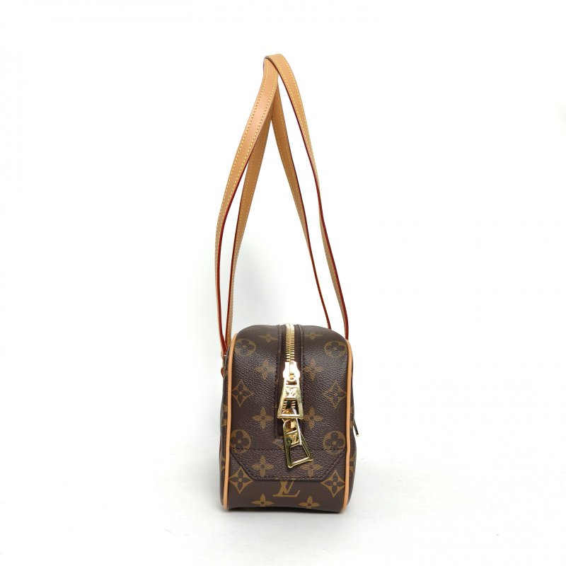 LOUIS VUITTON CITÉ矩形手袋老花PVC金扣晶片肩背包-1