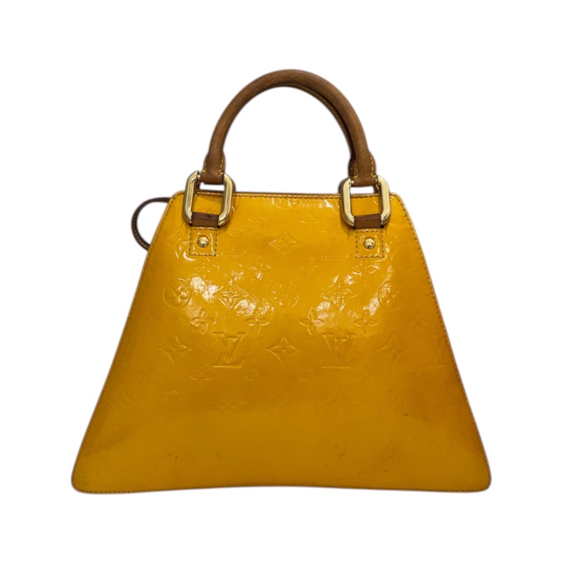 LV 漆皮梯形手提包-0