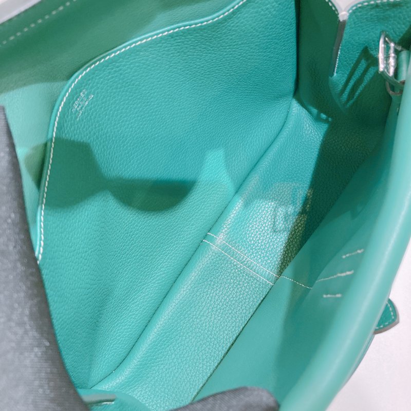 TW4591 Hermes Halzan 31愛馬仕 單肩背包 TC Skin 1K Bambou x PHW-13