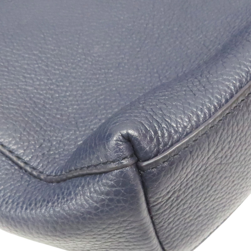 藍色 牛皮 手提公事包 (缺背帶)【Ralph Lauren】-9