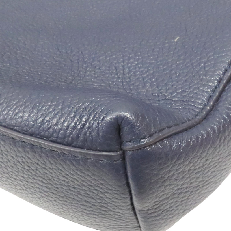 藍色 牛皮 手提公事包 (缺背帶)【Ralph Lauren】-10